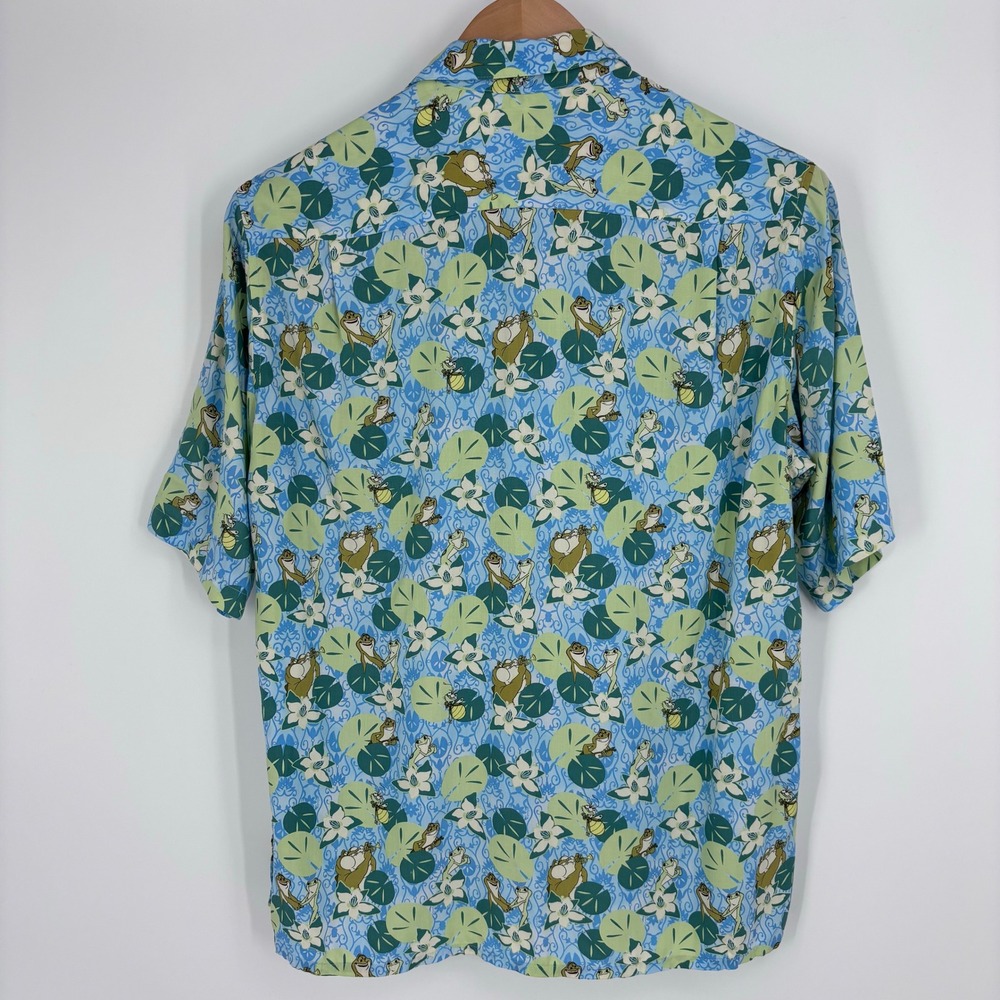 Disney x Reyn Spooner The Princess and the Frog Aloha Shirt Mens S Blue Hawaiian - Picture 6 of 7